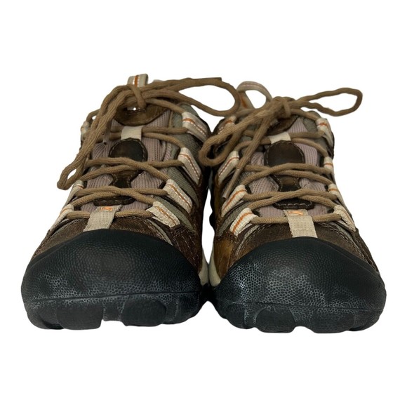Keen Targhee ll Womens Size 6 Brown Leather Waterproof Trail Hiking Shoes Low - Picture 3 of 12